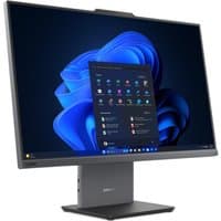 Lenovo ThinkCentre neo 50a 27 Gen 6 with sleek black frame, large 27-inch display, and integrated stand.