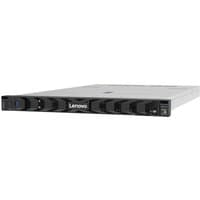 Lenovo ThinkSystem SR630 V4 server, 1U rack, silver with black front panel, Intel Xeon 6 6505P, sleek and compact design.