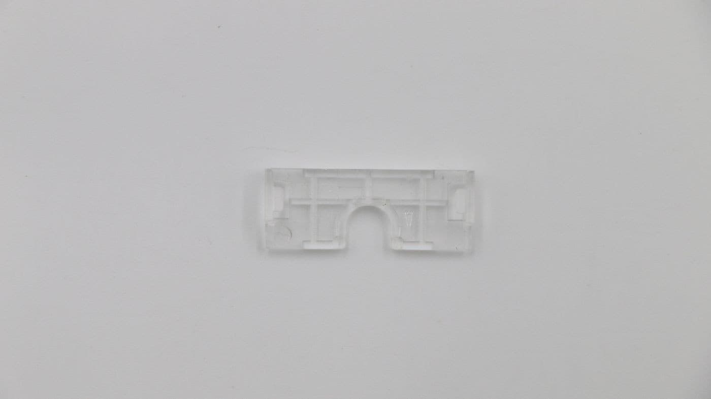 Clear plastic Wi-Fi card cover with a rectangular shape and an arch cutout, designed specifically for Lenovo devices.