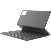 Lenovo ZG38C07508 grey mobile keyboard with Pogo Pin connector, slim design, and integrated stand cover.