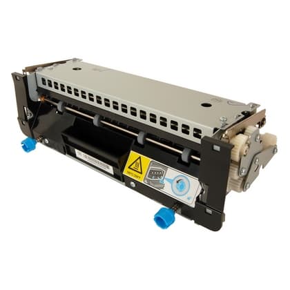 Lexmark 41X1227 Printer Kit Maintenance Kit featuring a black and silver design with blue connectors, a warning label, and a cylindrical roller mechanism.
