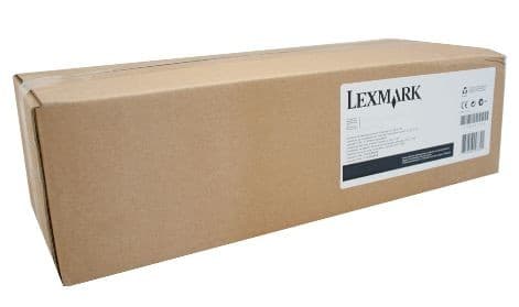 Brown cardboard box labeled "Lexmark 41X2434 Printer/scanner Spare Part Sensor," featuring a barcode and product details on the side.