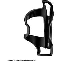 Black Lezyne Flow Bottle Cage Side Load with right-side access and sleek, lightweight design.