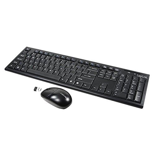 LogiLink ID0104 keyboard Mouse included Office RF Wireless QWERTZ Blac - image 3