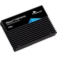 Black Memblaze PBlaze7 7940 Series 3.84TB U.2-15MM PCIe 5.0 SSD with ribbed casing and blue logo.