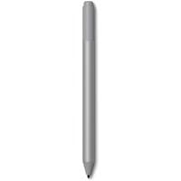 Platinum Microsoft Surface Pen stylus, sleek cylindrical design, silver finish, fine tip for precision writing.