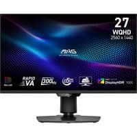 MSI MAG 274QPF X30MV monitor, 27-inch, 2560x1440 resolution, sleek black frame, adjustable stand, vibrant display.