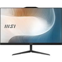 MSI Modern AM242 23.8" monitor, slim black bezel, sleek stand, with MSI logo on the front.