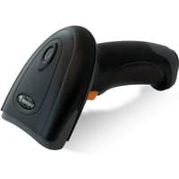 Black Newland HR11 Aringa handheld barcode reader with ergonomic grip and trigger button.