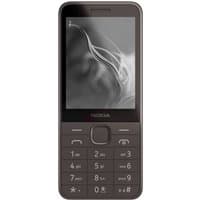 Black Nokia 235 phone, 2.8" screen, keypad, 2MP camera, 4G VoLTE, compact design.