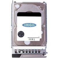 Origin Storage 1.2TB 2.5in SAS HDD in silver hot swap caddy with visible branding and connector ports.