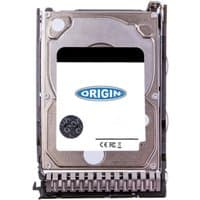 Origin Storage 1.2TB 2.5in SAS HDD in silver hot swap caddy with Origin logo and black label.