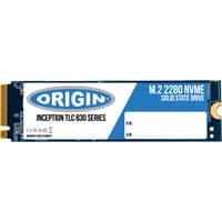 Origin Storage 128GB NVMe M.2 SSD, blue and white label, 80mm, 3D TLC technology.