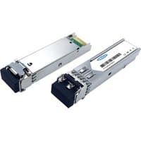 Silver Origin Storage transceiver SFP 1000Base-SX with black connector and barcode label.