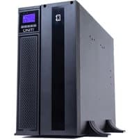 Black Origin Storage UPS battery cartridge with digital display and vented front panel.