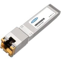 Silver Origin Storage transceiver with barcode, gold connector, and "Origin" logo, compatible with Palo Alto devices.