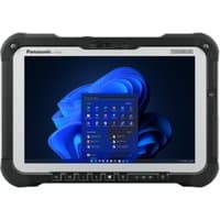 Rugged Panasonic Toughbook G2 mk3 tablet with black casing, 10.1-inch display, and visible front buttons.