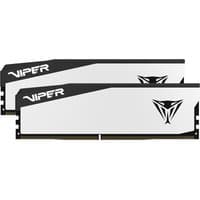 Patriot Memory Viper Elite 5 32GB RAM, 2x16GB modules, sleek silver and black design with Viper logo.