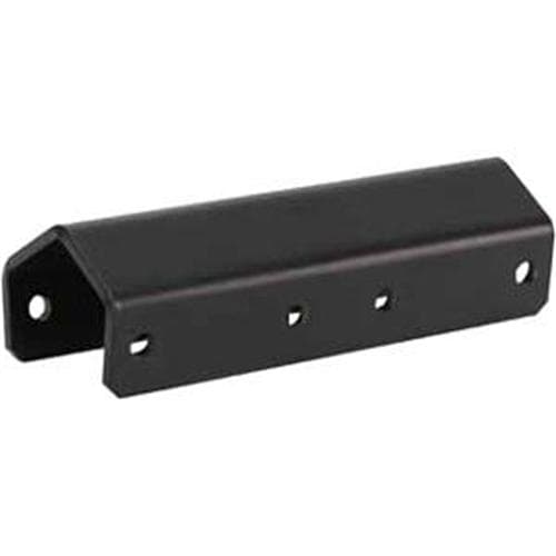 Black metal MOD-APC pole coupler designed for modular flat panel display and projector mounts, featuring a rectangular shape with multiple mounting holes.