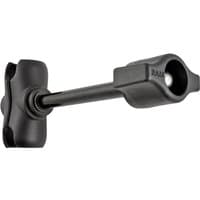 Black aluminum RAM Mounts kit with adjustable arm and ball joints for versatile device mounting.