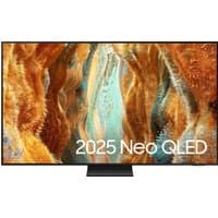 Samsung 55" Neo QLED QN73F 4K Smart TV, ultra-thin bezel, vibrant display, Vision AI, 2025 model.