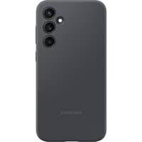 Black Samsung mobile phone case with three camera cutouts and sleek matte finish.