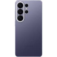 Purple Samsung mobile phone skin case with cutouts for three cameras and flash, sleek and smooth finish.