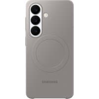 Gray Samsung mobile phone case with circular design, fits 6.9" phone, features camera cutout and sleek finish.