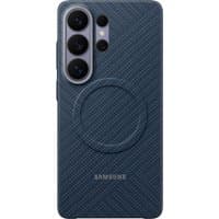 Blueviolet Samsung M3 Carbon Magnet mobile phone case with textured pattern and camera cutout for 6.9-inch device.