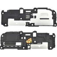 Black Samsung SSY SPEKER-SM-S921 speaker component with metallic accents and gold connectors.