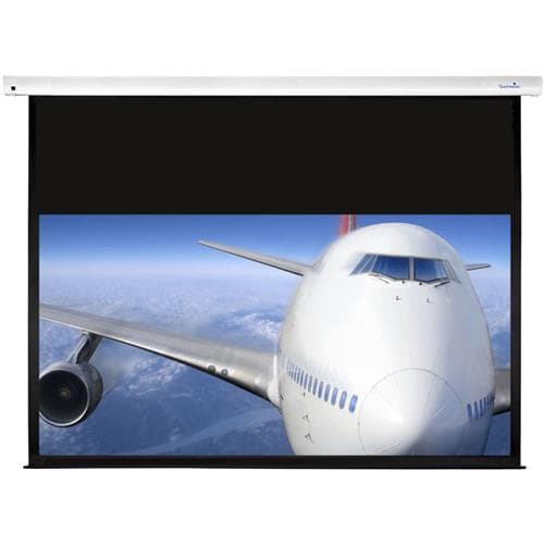 Sapphire AV SEWS200RWSF-ATR projection screen, 2.34 m (92") size, 16:9 aspect ratio, featuring a sleek white casing and a black border around the projection area.