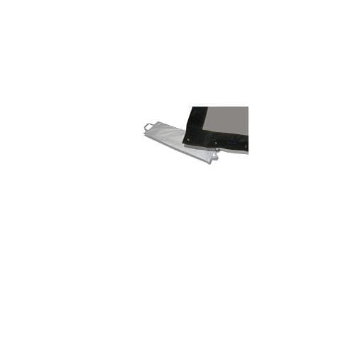 Sapphire AV SFFS203RP-WSF rear grey projection screen material, featuring a sleek fabric finish and a black border for enhanced viewing experience.
