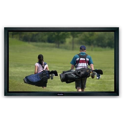 Sapphire AV SFSC171 projection screen, 198.1 cm (78"), 16:9 aspect ratio, featuring a sleek black frame and a smooth, matte white surface for optimal image clarity.