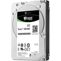 Seagate Enterprise ST2400MM0149 hard drive, silver casing, Exos label, 2.4 TB, 10000 RPM, 2-inch size.