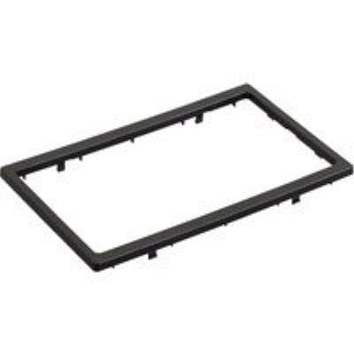 Black plastic frame with a rectangular shape, featuring cutouts for mounting, designed for the Sony Collr product.