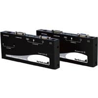 Black StarTech.com VGA video splitter with multiple ports and labeled connections.