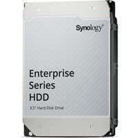 Synology 24TB internal hard drive, silver casing, 3.5-inch, labeled "Enterprise Series HDD" with black side panel.