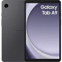 Grey Samsung Tab A9 LTE X115 tablet, 64GB, with a sleek design and a camera on the back.