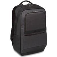 Black Targus CitySmart laptop backpack with multiple compartments and padded shoulder straps.
