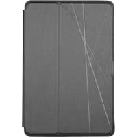 Black Targus Click-In 11-inch folio case with textured cover and precise cutouts for buttons and camera.
