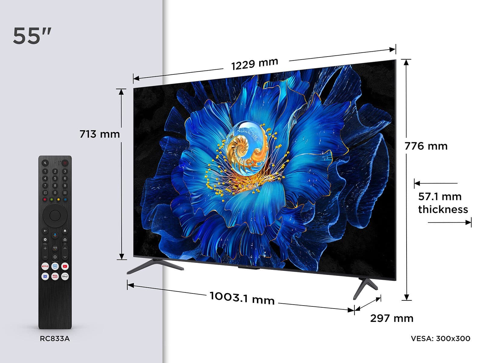 TCL 55C6KS 55 Inch 4K QD-MiniLED Smart TV - image 4