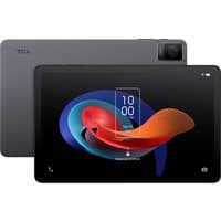 TCL TAB 10 LTE Gen2 tablet, black, with 10-inch screen, rear camera, and sleek design.