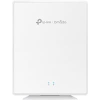 White TP-Link EAP650-DESKTOP wireless access point with logo and two LED indicators on front.