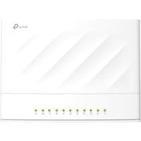 White TP-Link EX520v wireless router with Gigabit Ethernet, dual-band 2.4/5 GHz, and LED indicator lights.