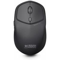 Black Urban Factory Bluetooth 5.0 mouse, 1600DPI, ambidextrous design with scroll wheel and sleek matte finish.