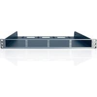 Grey Veracity VRM-TRAY-BASE mounting kit with rectangular frame and multiple slots for equipment installation.