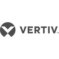 Black Vertiv PowerIT VP6G30AE PDU with 36 AC outlets, sleek rectangular design, and mounting brackets.