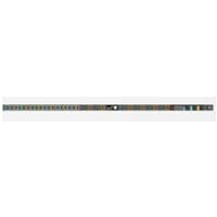 Black Vertiv PowerIT PDU with 30 AC outlets, slim rectangular design, and digital display in the center.