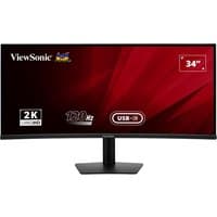 Viewsonic V3420C-2 monitor, 34" ultrawide 21:9, black frame, 2K resolution, 120Hz, USB-C connectivity.