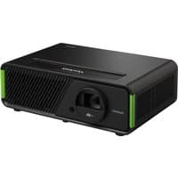 Black and green Viewsonic X1-4KE PRO UHD 4K data projector with standard throw lens and sleek design.
